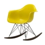 Vitra - Eames Plastic Armchair RAR RE, érable foncé / basic dark / moutarde