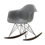Vitra - Eames Plastic Armchair RAR RE, érable foncé / basic dark / gris granit