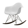 Vitra - Eames Plastic Armchair RAR RE, érable foncé / basic dark / blanc coton