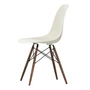 Vitra - Eames Plastic Side Chair DSW RE, érable foncé / galet (patins en feutre basic dark)