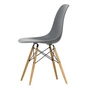 Vitra - Eames Plastic Side Chair DSW RE, frêne couleur miel / gris granit (patins en feutre basic dark)