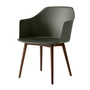 & Tradition - Rely Armchair HW76, noyer laqué / vert bronze