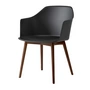& Tradition - Rely Armchair HW76, noyer laqué / noir