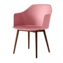 & Tradition - Rely Armchair HW76, noyer laqué / rose pâle