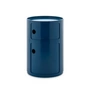 Kartell - New Big Componibili 2 conteneur, H 61,5 cm, bleu