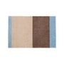 tica copenhagen - Stripes Horizontal Tapis, 40 x 60 cm, Ivory / sand / blue