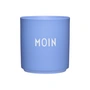Design Letters - AJ Favourite Tasse en porcelaine, Moin / sky blue