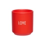 Design Letters - Mini-tasse en porcelaine, Love / rouge