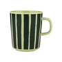 Marimekko - Oiva Piccolo Tasse avec anse, 250 ml, pear / dark green