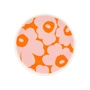 Marimekko - Oiva Unikko Assiette Ø 20 cm, blanc / rose / orange
