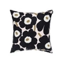 Marimekko - Pieni Unikko housse de coussin, 50 x 50 cm, rose / charcoal / lt.brown