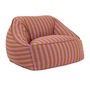 Nobodinoz - Ziggy Fauteuil-sac (pour adultes), pink curry stripes