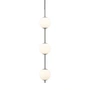 Umage - Audrey 3 LED Lampe suspendue, acier / verre opale