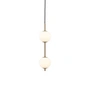 Umage - Audrey 2 LED Lampe suspendue, laiton / verre opale