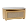 Umage - Hideaway Banc de rangement, chêne / tressage viennois / sterling