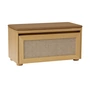 Umage - Hideaway Banc de rangement, chêne / tressage viennois / sugar brown