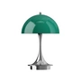 Louis Poulsen - Panthella 160 Portable V3 Lampe de table à LED rechargeable, chrome / opale vert original
