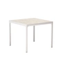 HOUE - FOUR Table d'extérieur, 90 x 90 cm, muted white / shell