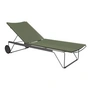 HOUE - CLICK Chaise Longue réglable, vert olive