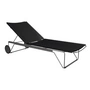 HOUE - CLICK Chaise Longue réglable, noir