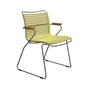 HOUE - CLICK Outdoor Dining fauteuil à dossier bas, lemon zest