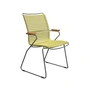 HOUE - CLICK Outdoor Dining fauteuil à haut dossier, lemon zest