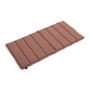 HAY - Terrazza Coussin d'assise pliable, bandes épaisses, terracotta