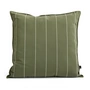 HAY - Terrazza Outdoor coussin, 60 x 60 cm, rayures fines, olive