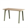 TipToe - NEW MODERN Bureau, 75 x 130 cm, bouleau / vert kaki