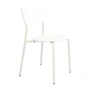 TipToe - Chaise SSDr, plastique recyclé / acier, blanc crème