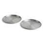 HAY - Outdoor Market Assiette L, acier inoxydable (lot de 2)