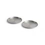 HAY - Outdoor Market Assiette M, acier inoxydable (lot de 2)