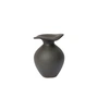 Broste Copenhagen - Florentina Vase, Ø 9,5 cm x H 14 cm, noir, mat