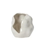Broste Copenhagen - Hekla Bougeoir, Ø 16 x H 16 cm, white cream, glossy