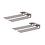 String - Hanger Rack Module pour verres à vin, 16 x 30 cm, brun foncé (lot de 2)