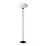 Gubi - Stemlite Lampadaire H 150 cm, noir rouge / opale