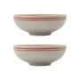 Nicolas Vahé - Bistro Bol Ø15,5 cm, rouge / blanc (set de 2)