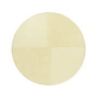 Normann Copenhagen - Level Tapis, Ø 280 cm, jaune clair