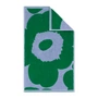 Marimekko - Unikko Serviette d'invité, 30 x 50 cm, bleu clair / vert