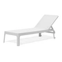 Nardi - Plano Chaise longue d'extérieur, bianco / bianco