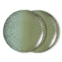 HKLiving - 70's Assiette, Ø 27,5 cm, fleck (set de 2)