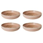 HKliving - Chef Ceramics Assiette creuse, Ø 21,5 cm, rustic pink (set de 4)