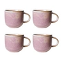 HKliving - Chef Ceramics Gobelets, 320 ml, rustic pink (set de 4)