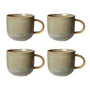 HKliving - Chef Ceramics Gobelets, 320 ml, moss green (set de 4)