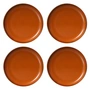 HKliving - Chef Ceramics Assiette, Ø 26 cm, burned orange (set de 4)