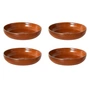 HKliving - Chef Ceramics Assiette creuse, Ø 19,3 cm, burned orange (set de 4)