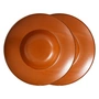 HKliving - Chef Ceramics Assiette à pâtes, Ø 28 cm, burned orange (set de 2)