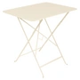 Fermob - Bistro Table pliante, rectangulaire, 77 x 57 cm, beige latté