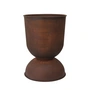 Ferm Living - Hourglass Pot de fleurs large, Ø 50 x H 73 cm, rouille