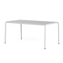 TipToe - Panorama Table de jardin, 160 x 90 cm, chalk grey